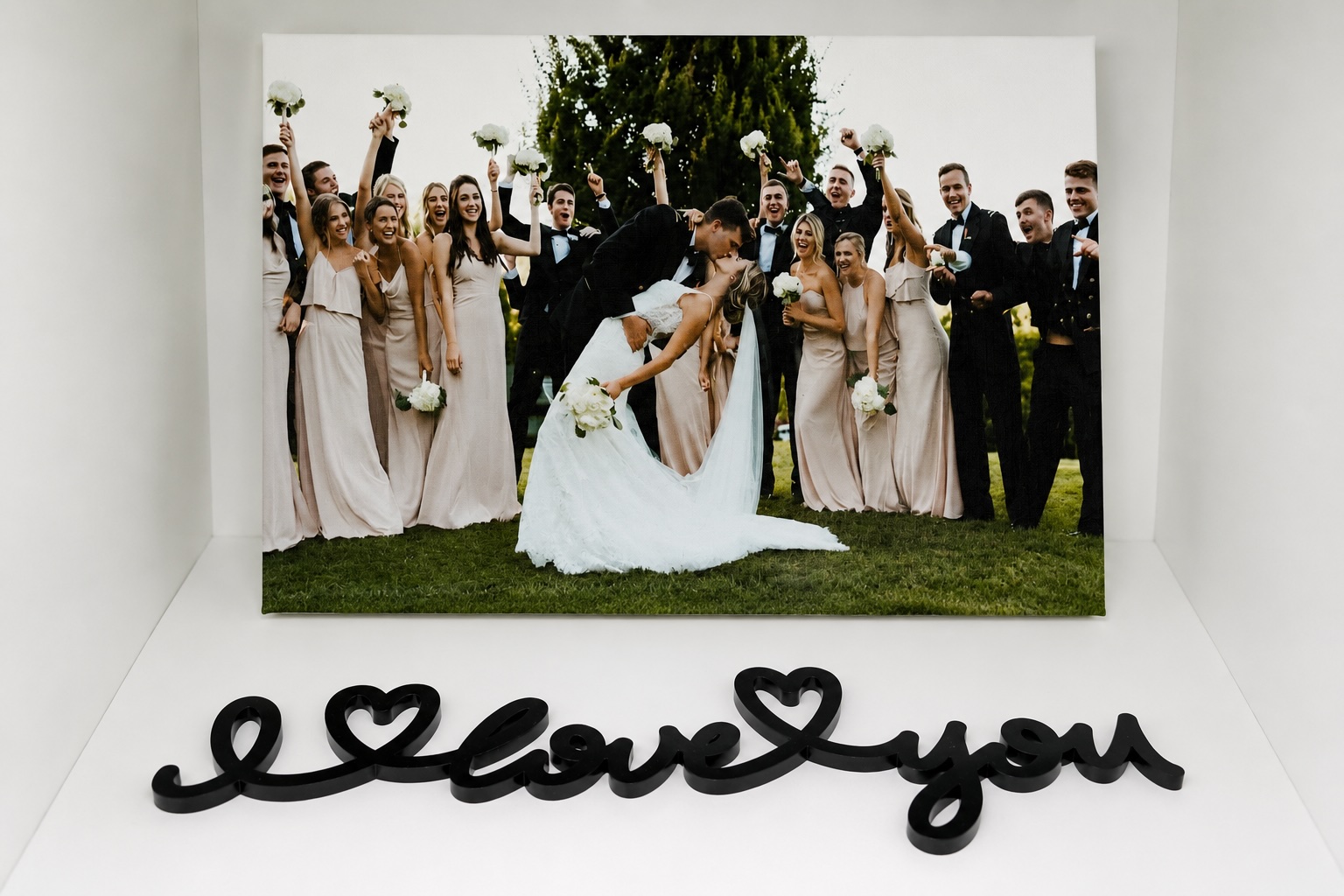 Segnalibro personalizzato in plexiglass trasparente per matrimonio